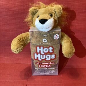 Aroma Home Hot Hugs Microwavable Hottie Lion / Fragrance with Lavender /Washable
